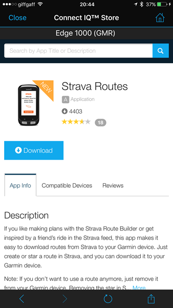 Download Strava Routes