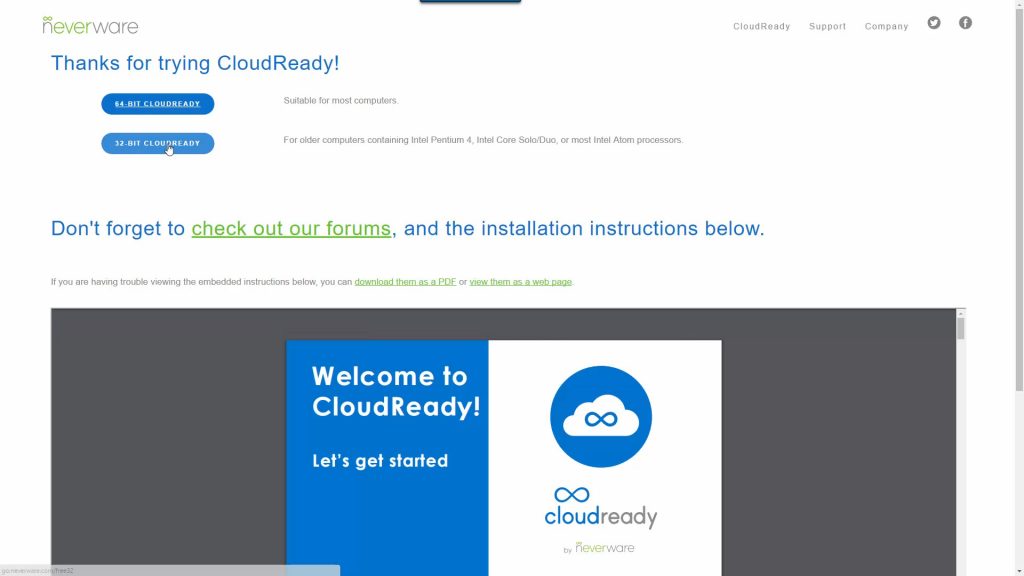 Download CloudReady