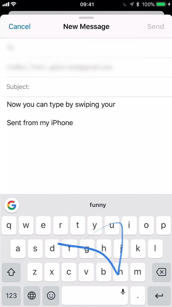 Glide Typing with Gboard