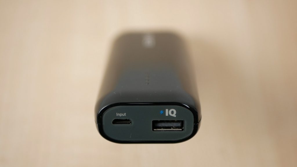 micro-USB 1A input and USB 2A output