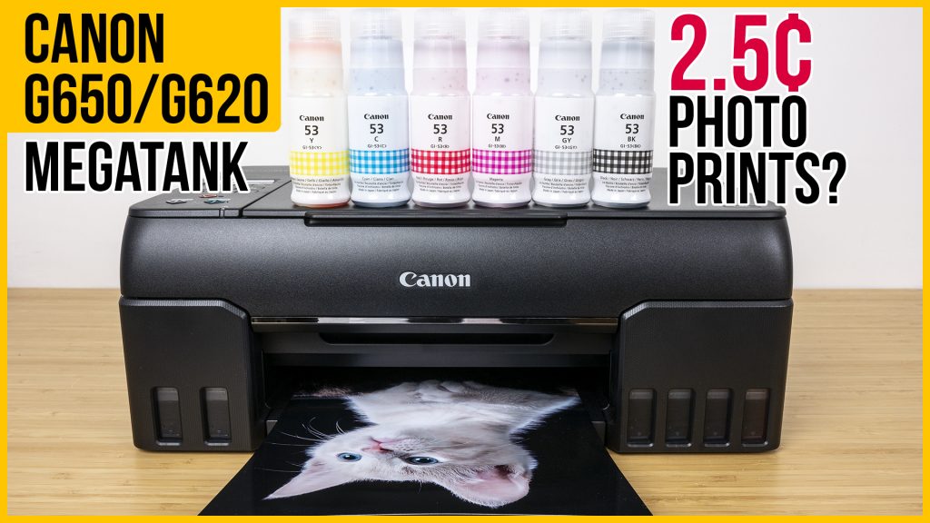 skjorte ønskelig væg Canon G650/G620 MegaTank photo printer review | Very low costs prints |  Quality, speed, features - The Technology Man